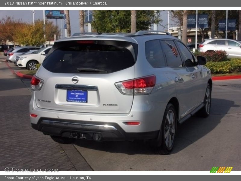 Brilliant Silver / Charcoal 2013 Nissan Pathfinder Platinum