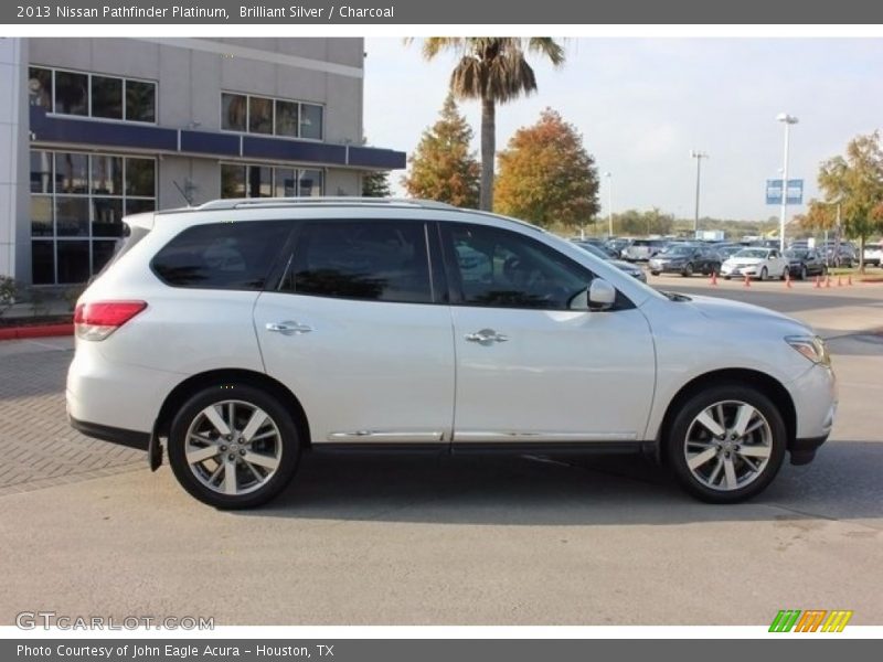 Brilliant Silver / Charcoal 2013 Nissan Pathfinder Platinum