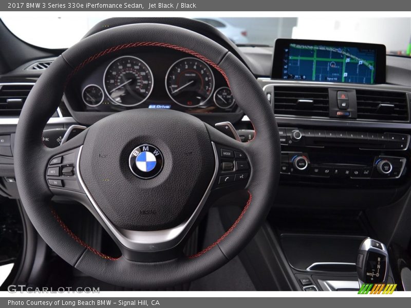 Jet Black / Black 2017 BMW 3 Series 330e iPerfomance Sedan
