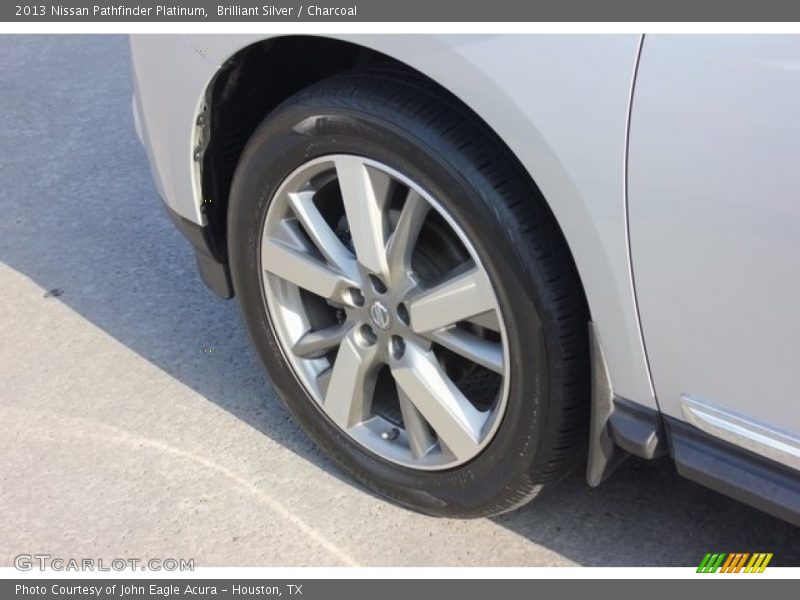 Brilliant Silver / Charcoal 2013 Nissan Pathfinder Platinum