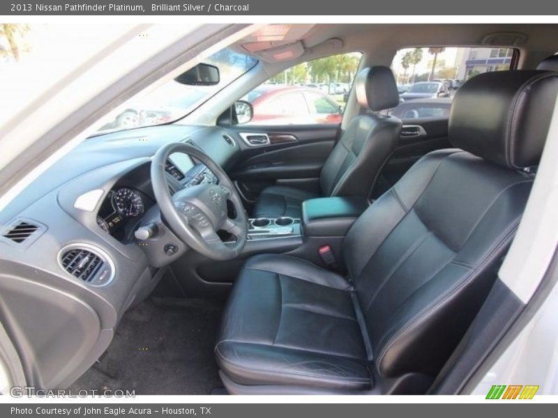 Brilliant Silver / Charcoal 2013 Nissan Pathfinder Platinum