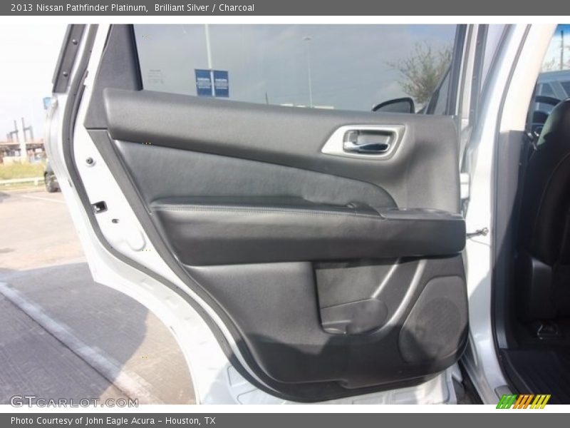 Brilliant Silver / Charcoal 2013 Nissan Pathfinder Platinum