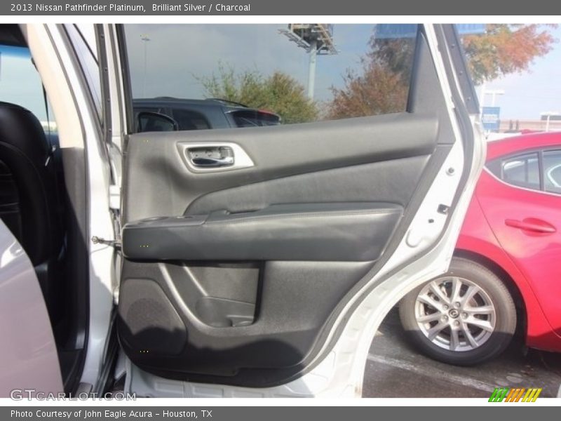 Brilliant Silver / Charcoal 2013 Nissan Pathfinder Platinum