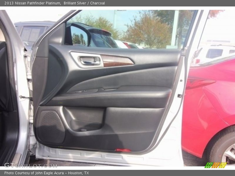 Brilliant Silver / Charcoal 2013 Nissan Pathfinder Platinum