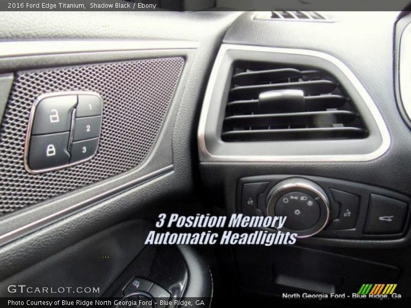Shadow Black / Ebony 2016 Ford Edge Titanium