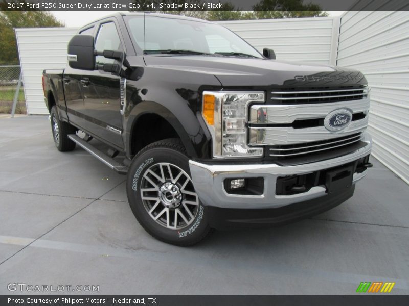 Shadow Black / Black 2017 Ford F250 Super Duty Lariat Crew Cab 4x4