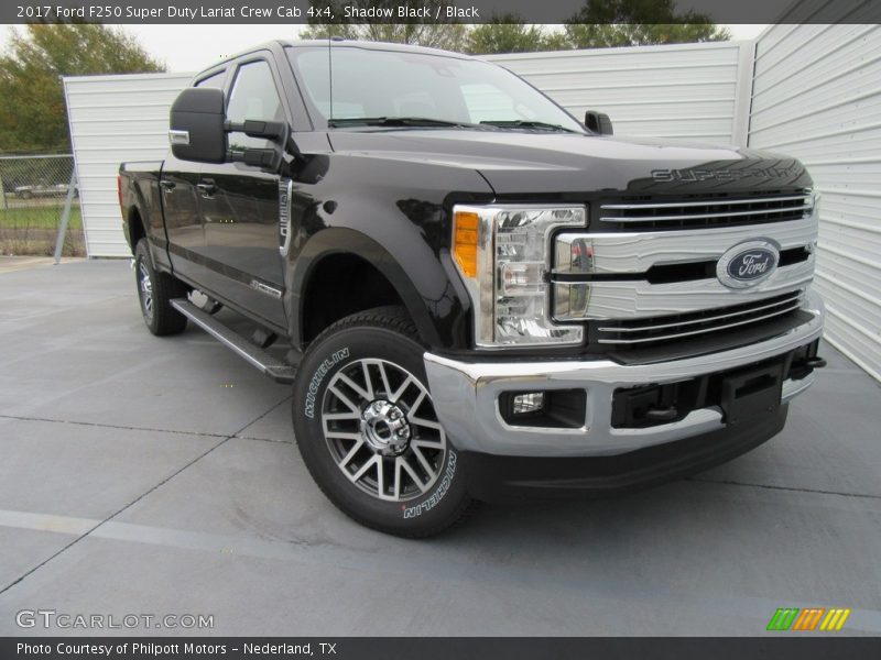 Shadow Black / Black 2017 Ford F250 Super Duty Lariat Crew Cab 4x4