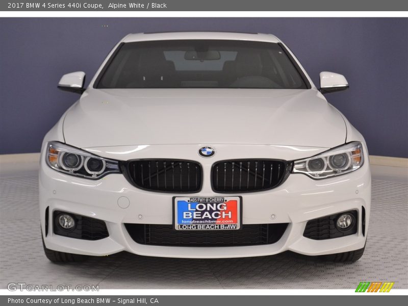 Alpine White / Black 2017 BMW 4 Series 440i Coupe