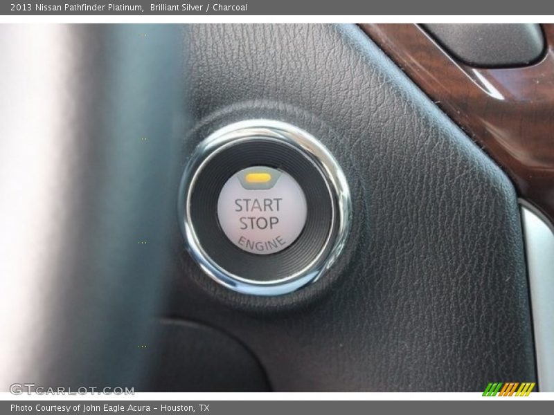 Brilliant Silver / Charcoal 2013 Nissan Pathfinder Platinum