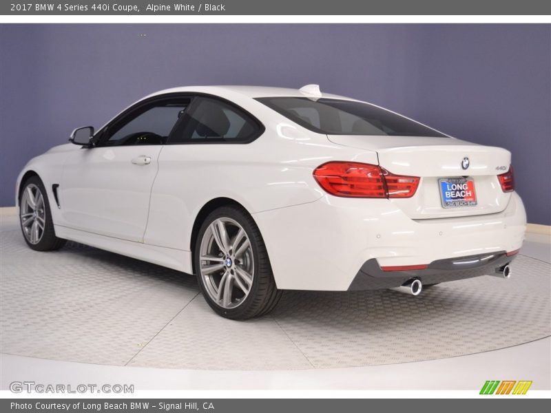 Alpine White / Black 2017 BMW 4 Series 440i Coupe