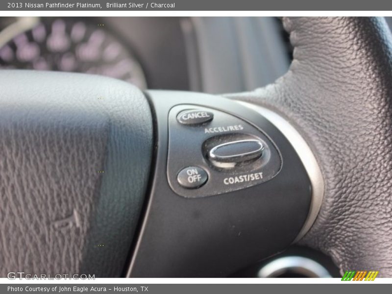 Brilliant Silver / Charcoal 2013 Nissan Pathfinder Platinum