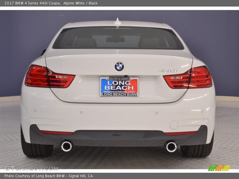 Alpine White / Black 2017 BMW 4 Series 440i Coupe