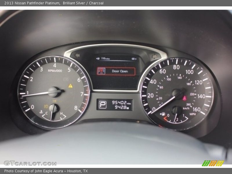 Brilliant Silver / Charcoal 2013 Nissan Pathfinder Platinum