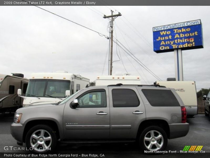 Graystone Metallic / Ebony 2009 Chevrolet Tahoe LTZ 4x4
