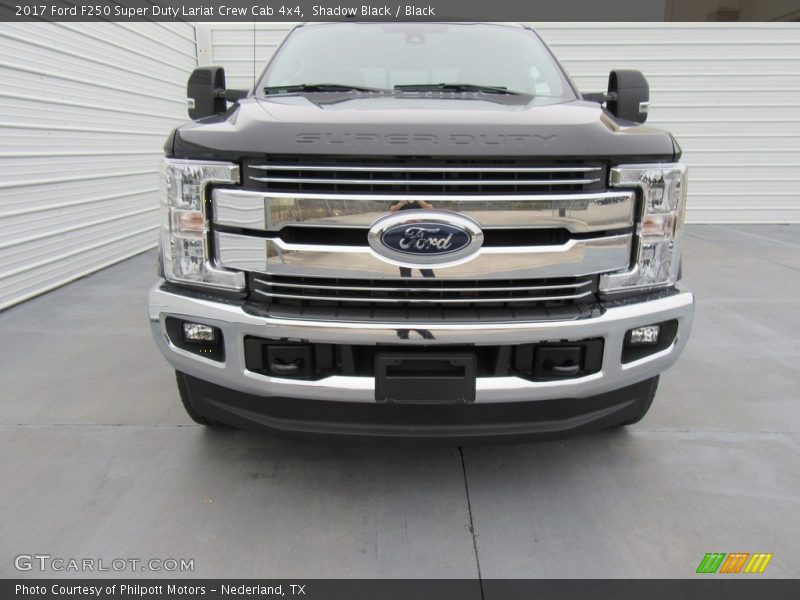 Shadow Black / Black 2017 Ford F250 Super Duty Lariat Crew Cab 4x4
