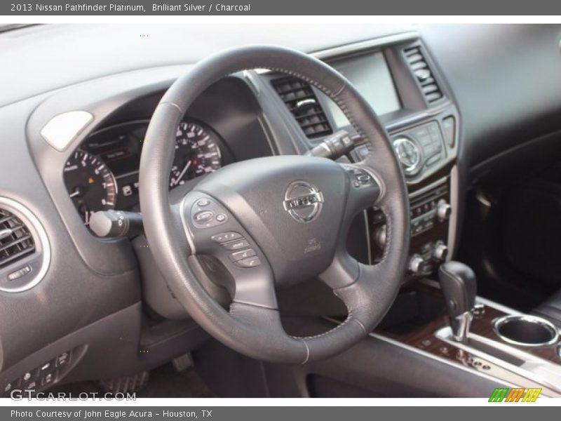 Brilliant Silver / Charcoal 2013 Nissan Pathfinder Platinum
