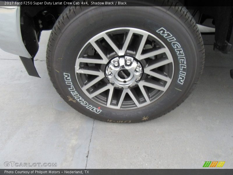 Shadow Black / Black 2017 Ford F250 Super Duty Lariat Crew Cab 4x4