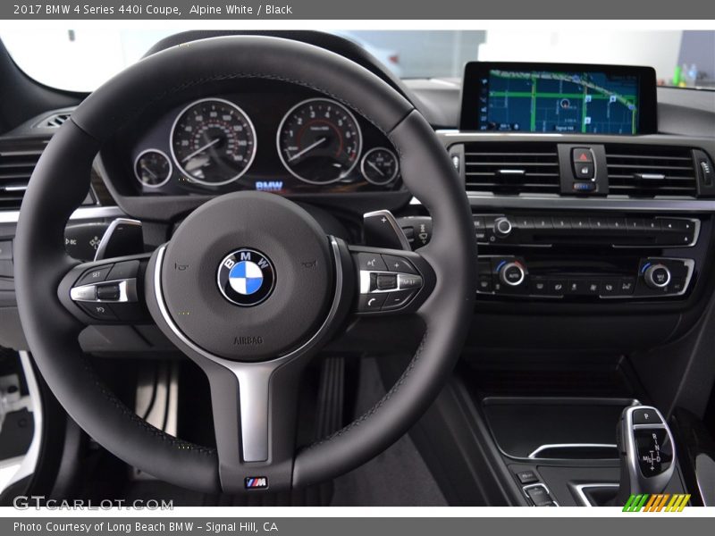 Alpine White / Black 2017 BMW 4 Series 440i Coupe