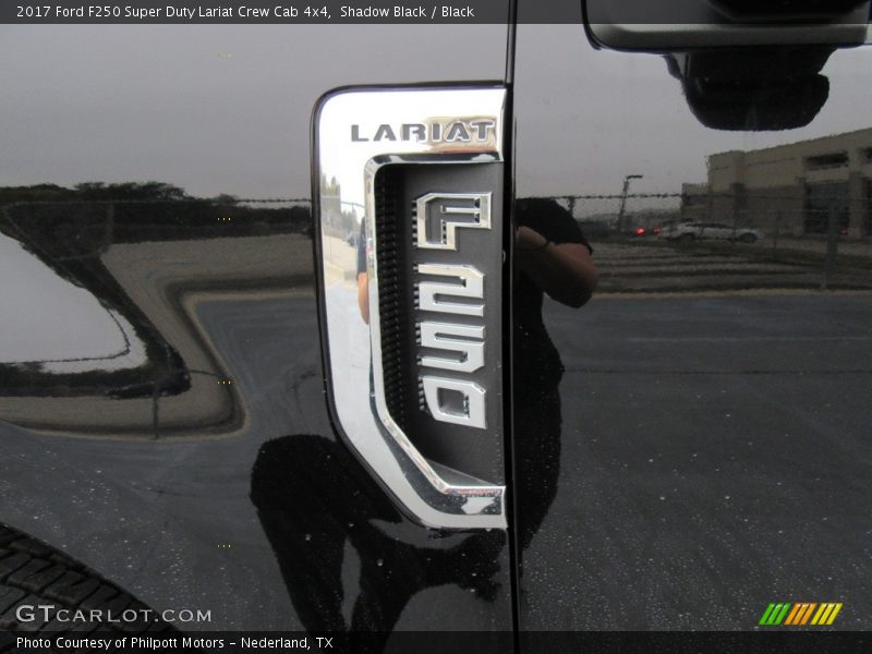 Shadow Black / Black 2017 Ford F250 Super Duty Lariat Crew Cab 4x4