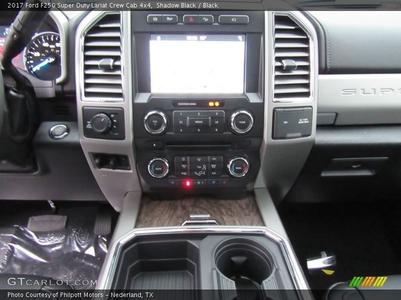 Shadow Black / Black 2017 Ford F250 Super Duty Lariat Crew Cab 4x4