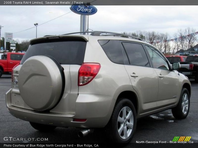 Savannah Metallic / Taupe 2008 Toyota RAV4 Limited