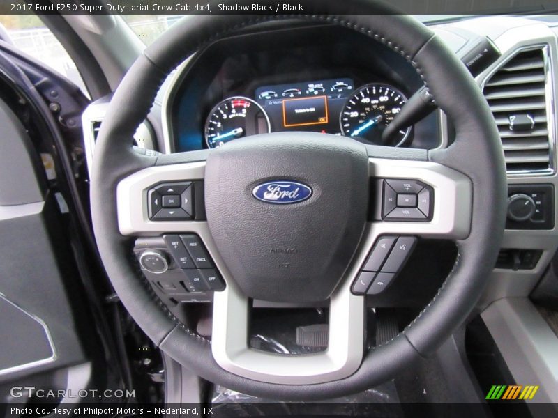 Shadow Black / Black 2017 Ford F250 Super Duty Lariat Crew Cab 4x4