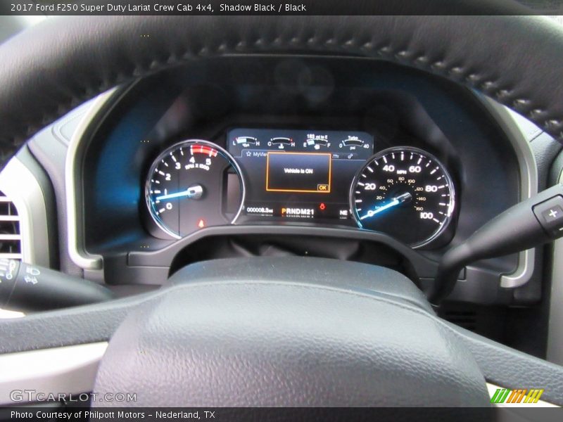 Shadow Black / Black 2017 Ford F250 Super Duty Lariat Crew Cab 4x4