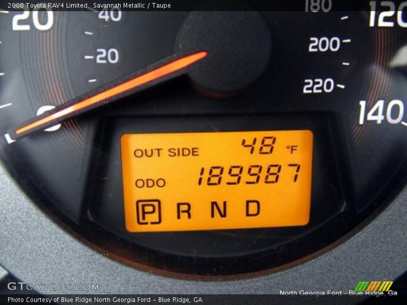Savannah Metallic / Taupe 2008 Toyota RAV4 Limited