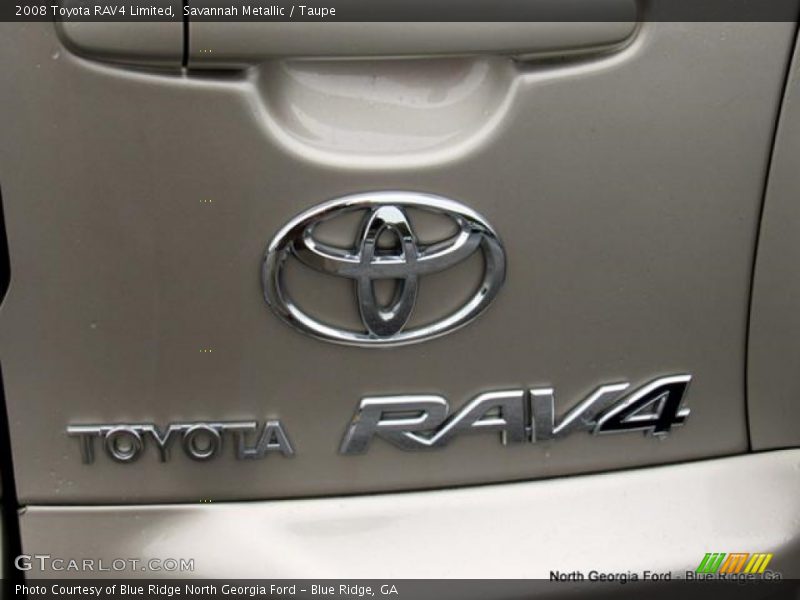 Savannah Metallic / Taupe 2008 Toyota RAV4 Limited