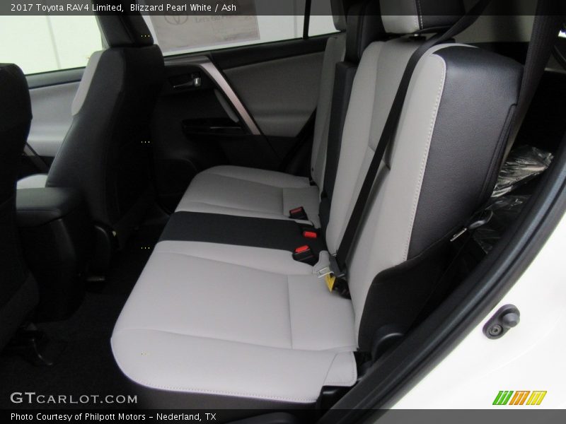 Rear Seat of 2017 RAV4 Limited
