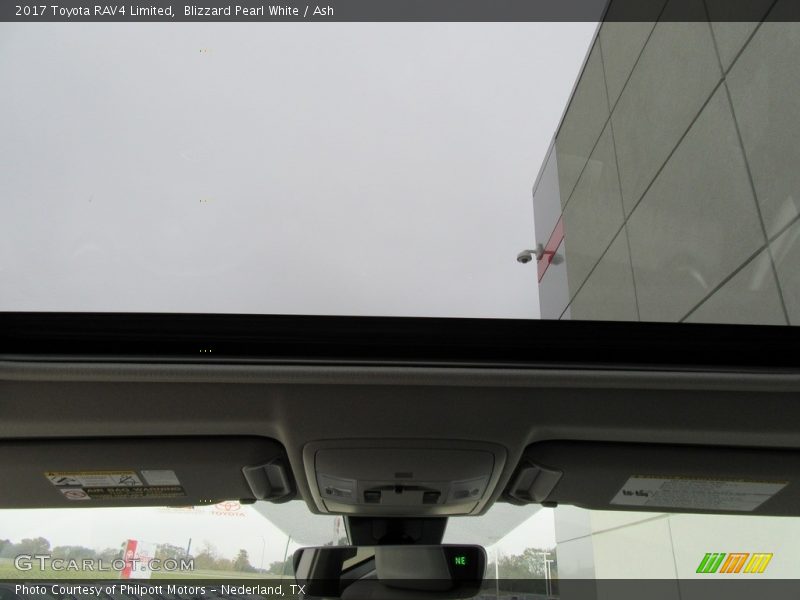 Blizzard Pearl White / Ash 2017 Toyota RAV4 Limited