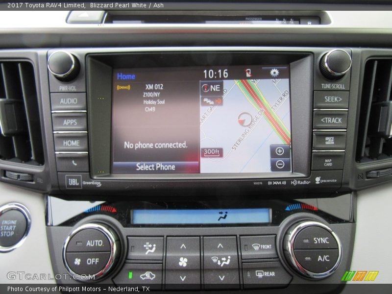 Controls of 2017 RAV4 Limited