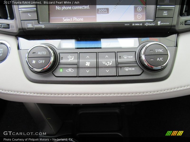 Controls of 2017 RAV4 Limited