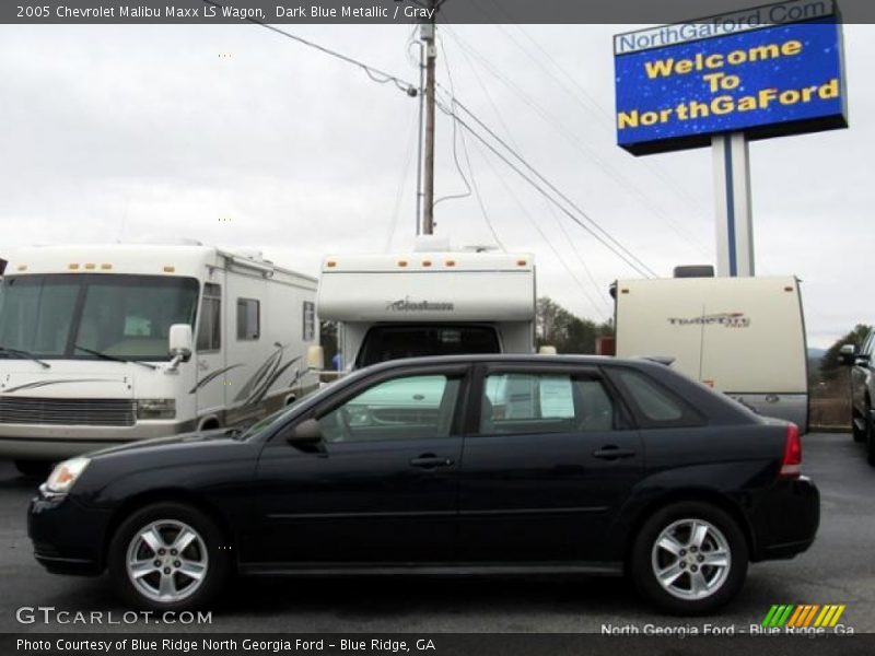 Dark Blue Metallic / Gray 2005 Chevrolet Malibu Maxx LS Wagon