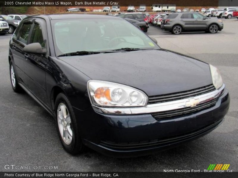 Dark Blue Metallic / Gray 2005 Chevrolet Malibu Maxx LS Wagon