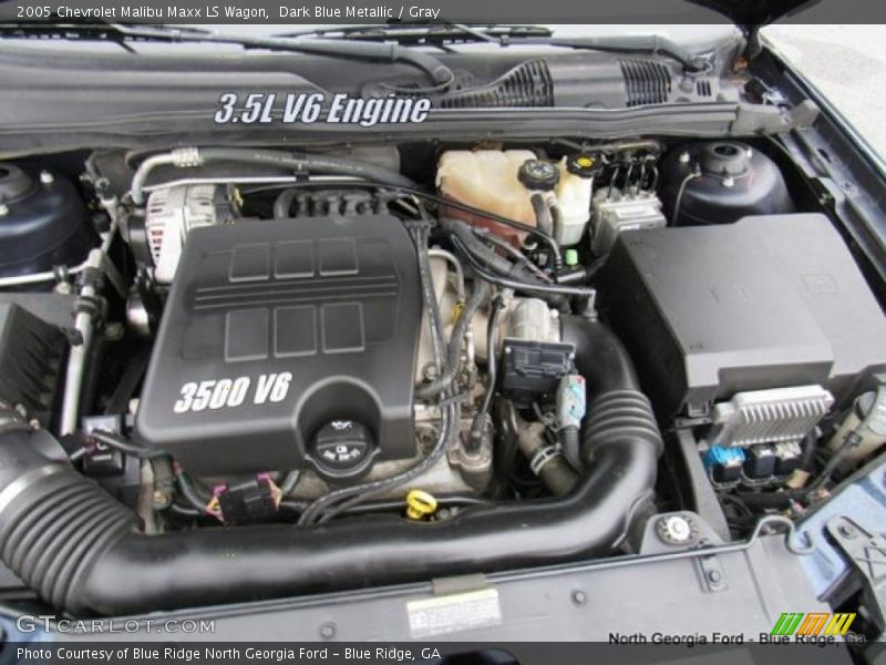 Dark Blue Metallic / Gray 2005 Chevrolet Malibu Maxx LS Wagon