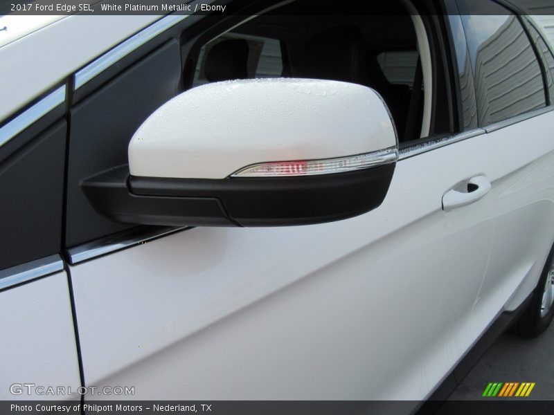 White Platinum Metallic / Ebony 2017 Ford Edge SEL