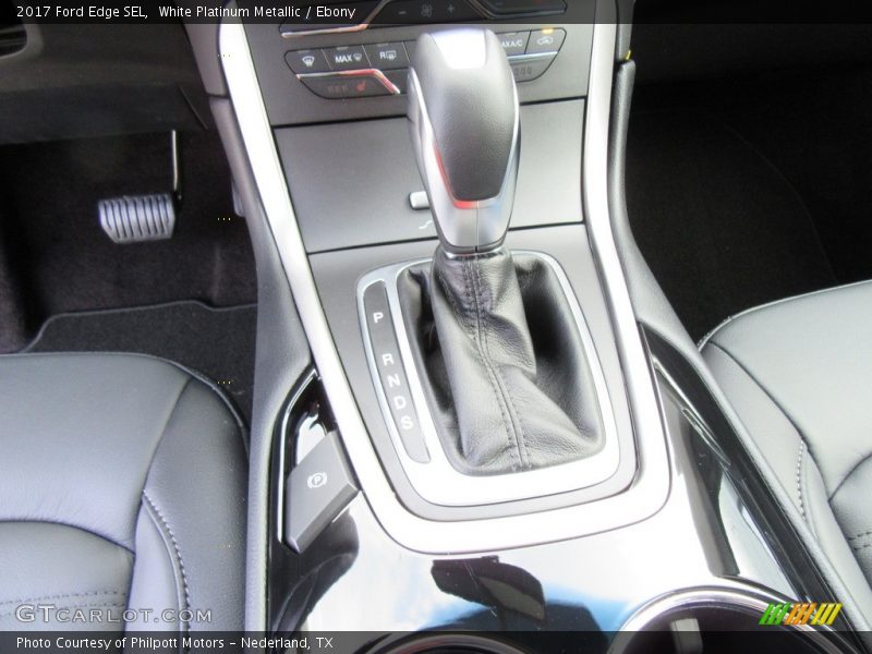 White Platinum Metallic / Ebony 2017 Ford Edge SEL