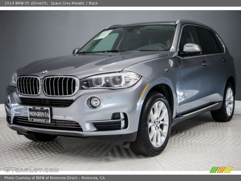 Space Grey Metallic / Black 2014 BMW X5 sDrive35i