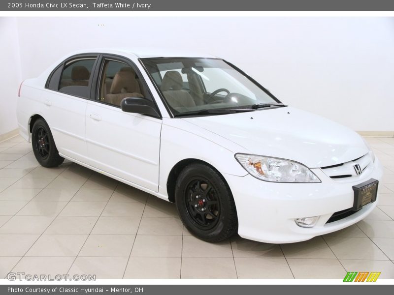 Taffeta White / Ivory 2005 Honda Civic LX Sedan