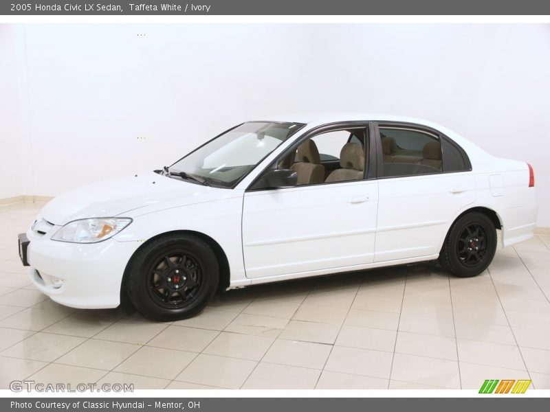 Taffeta White / Ivory 2005 Honda Civic LX Sedan