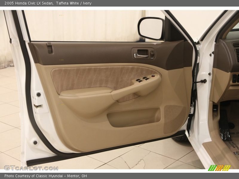 Taffeta White / Ivory 2005 Honda Civic LX Sedan