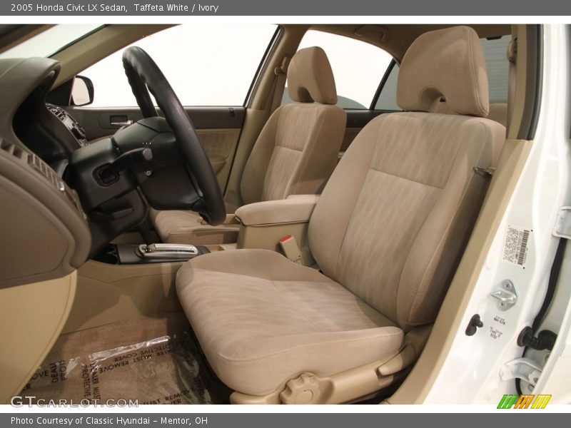 Taffeta White / Ivory 2005 Honda Civic LX Sedan