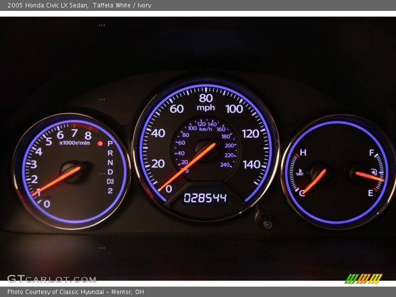 Taffeta White / Ivory 2005 Honda Civic LX Sedan