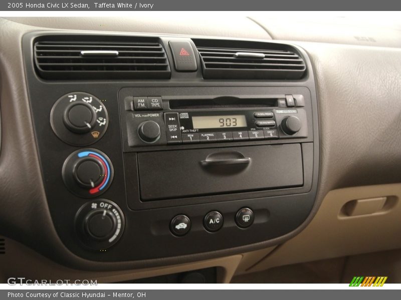 Taffeta White / Ivory 2005 Honda Civic LX Sedan
