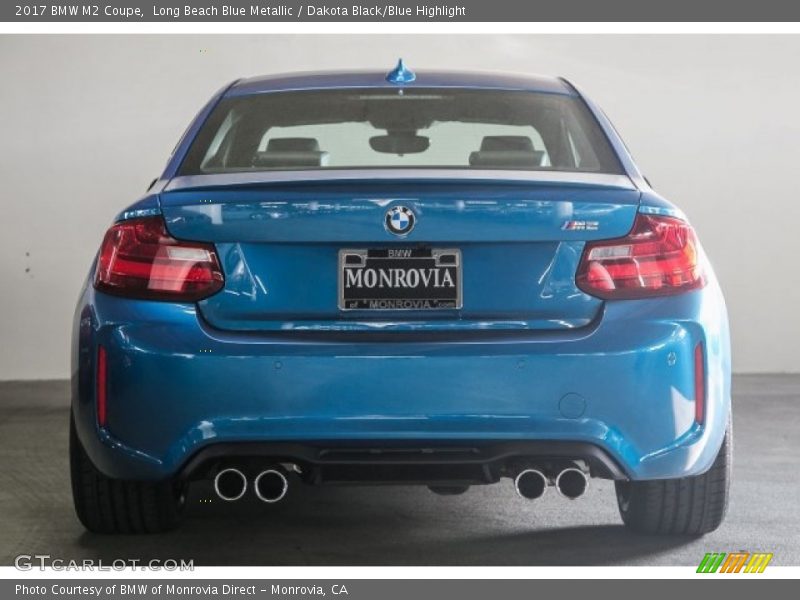 Long Beach Blue Metallic / Dakota Black/Blue Highlight 2017 BMW M2 Coupe