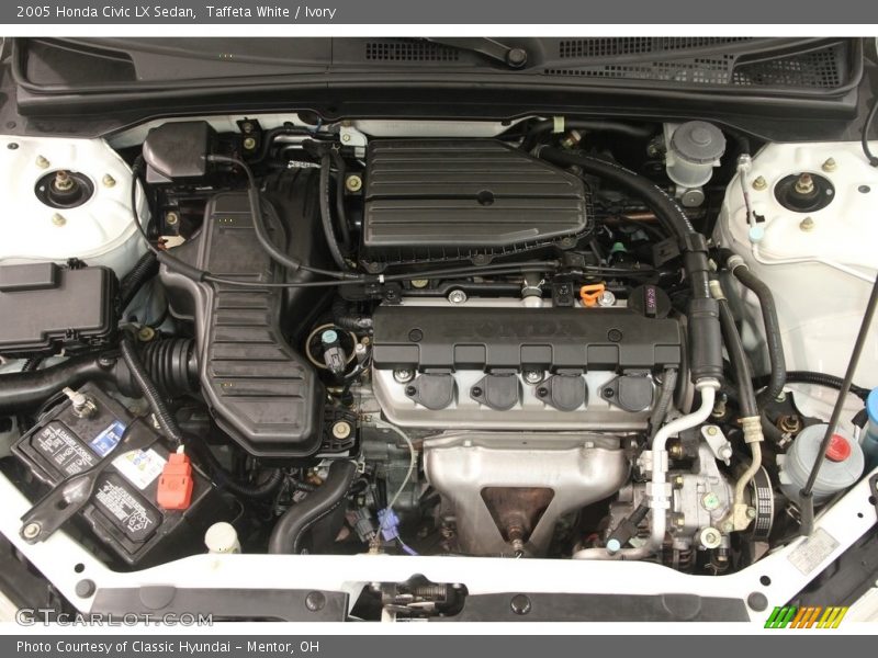 Taffeta White / Ivory 2005 Honda Civic LX Sedan