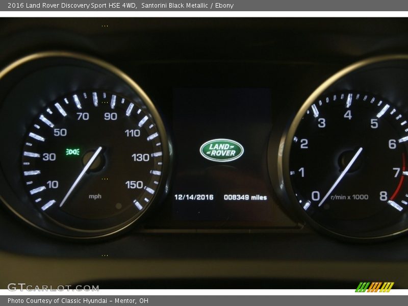 Santorini Black Metallic / Ebony 2016 Land Rover Discovery Sport HSE 4WD