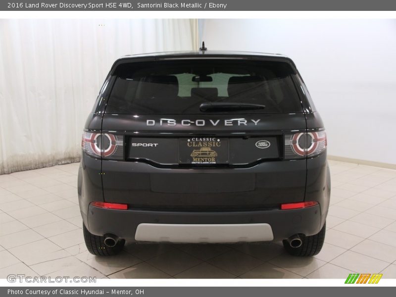 Santorini Black Metallic / Ebony 2016 Land Rover Discovery Sport HSE 4WD