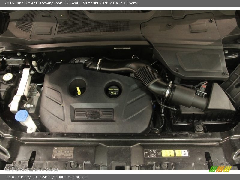 Santorini Black Metallic / Ebony 2016 Land Rover Discovery Sport HSE 4WD